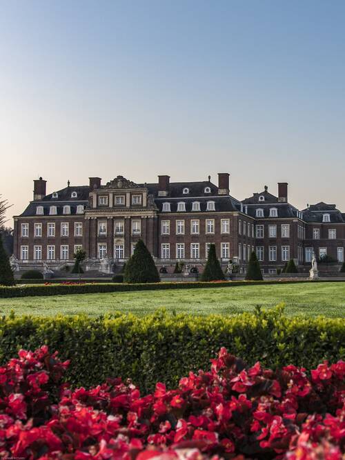 castle, garden, park, historical site, münsterland, nature, germany, baroque architecture, palace, architecture, landscaped garden