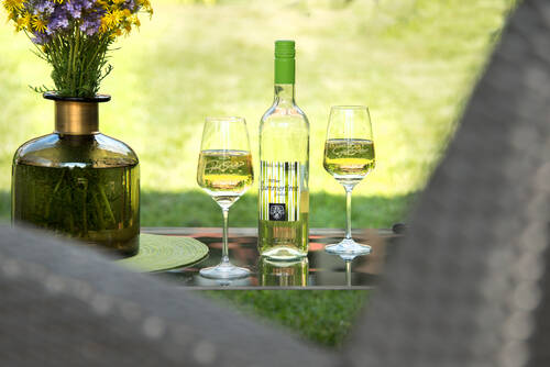 Landidyll Weinhotel Sonnenschein weingenuss im garten